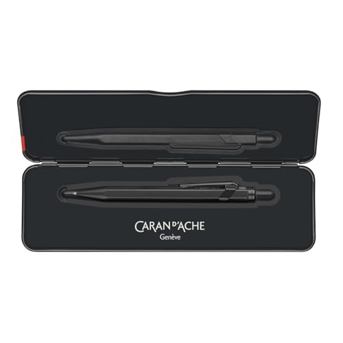 Caran d’Ache 849™ Black Code Kugelschreiber aus Aluminium, Schwarz, Stärke: 0,7 mm, 0850.496