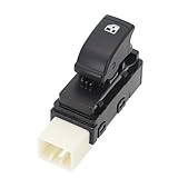 FACAIIO Elektrischer Glasschalter vorne links für Chevrolet Aveo 2007–2011, OEfor M 202005661, schwarzer Kunststoff