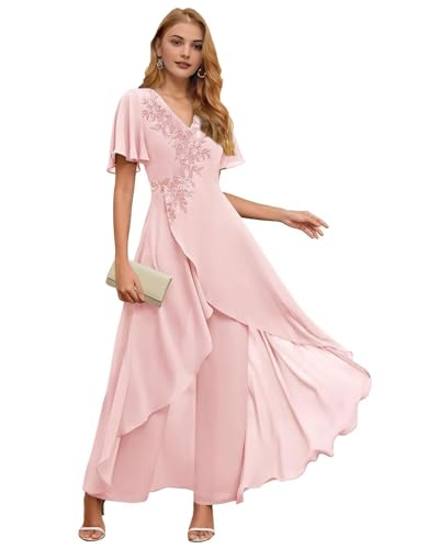 Elegant Dusty Blue Two-Piece Pant Suit for the Mother of the Bride - Image 6