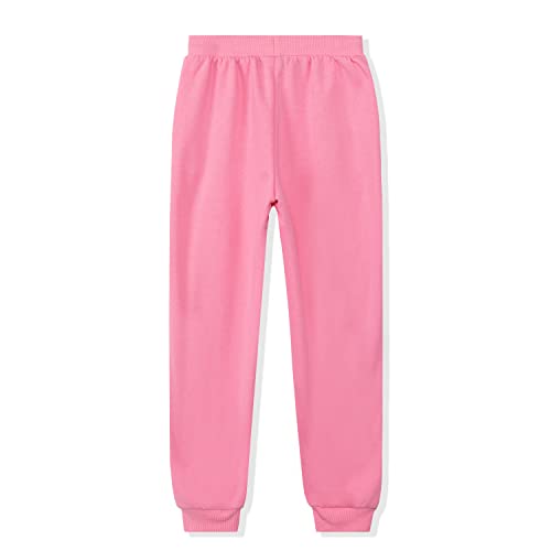 Image of Kid Nation Kids Unisex Soft Brushed Fleece Casual Pull On Jogger Sweatpants with Pockets for Boys or Girls