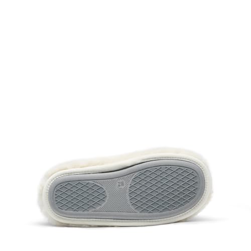 DREAM PAIRS DREAM PAIRS Women's Plush Fuzzy Slip on Indoor Outdoor Winter House Slippers,Size 9-10,Beige,GEROLDY