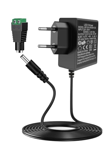 AGOTD 5V 2A Netzteil Universal-Netzteil AC LED Driver Eingang 200-240V 50-60HZ 10W Ausgang Konverter Wechselrichter Ladegerät Transformator AC/DC Adapter (DC5V~2A)