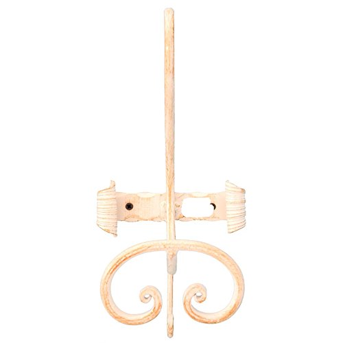 Perchero de pared de hierro forjado de 1