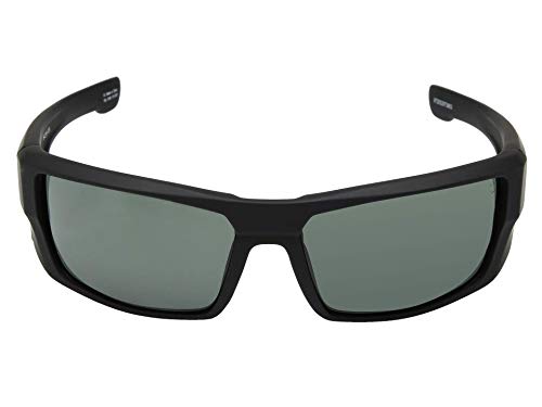 Spy Dirk Soft Matte Black Happy Gray Green Sunglasses2