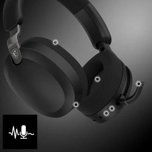 Image of msi Maestro 500 W Navy Gaming Headset - 40mm Neodymium Drivers, Omni-Directional Mic, Noise Cancelling, Lightweight Comfort, Foldable, Cross Platform Connectivity