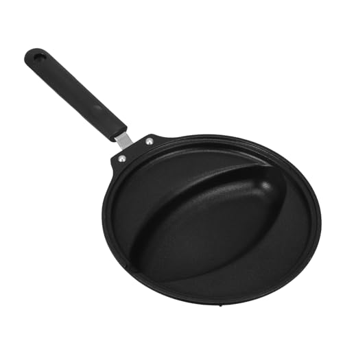 CONGARTENO 1Pc Non Stick Omelette Rice Pan Ergonomic Cooking Pot for Home Easy Clean Design Uniform Cooking for Breakfast and Meal Prep Black