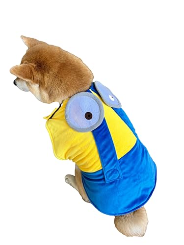ComfyCamper Yellow Jeans and Goggles Dog Costume for Small Me Medium XLarge Cosplay Halloween Costumes 2 2024, L ComfyCamper Yellow Jeans and Goggles Dog Costume for Small Me Medium XLarge Cosplay Halloween Costumes 2 2024, L