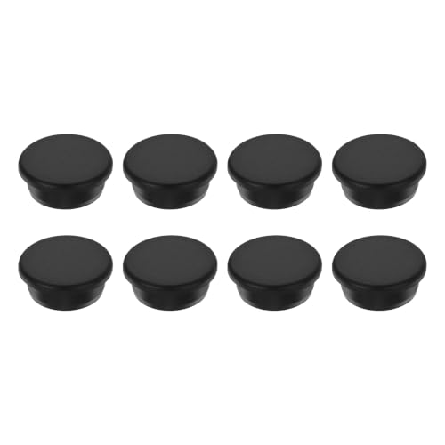 Image of MECCANIXITY 8pcs T-Shaped Silicone Plugs 30.3mm 1-3 /16 Inch Dia, Black | Snap in Plug Hole Seal Cover Round Rubber Stopper for 29.5-30.3mm Holes Kitchen Rubber Bulkheads Waterproof Sealing
