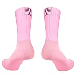 UGEFKMQ Calcetines Elasticos Calcetines De Compresión Calcetines Ciclismo Transpirables Antideslizantes De Silicona Ciclismo Deportes Calcetines Para Correr, A-22