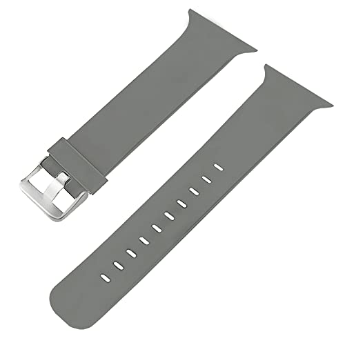 Image of ACM Watch Strap Slide 42mm 44mm 45mm 46mm 49mm Silicone Belt Compatible with Boat Wave Elevate Smartwatch Classic Casual Band Grey