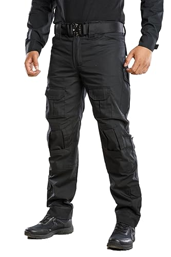 TRGPSG Men's Hiking Pants Casual Cargo Pants Camo Work Tactical Pants with Multi Pocket - Image 4