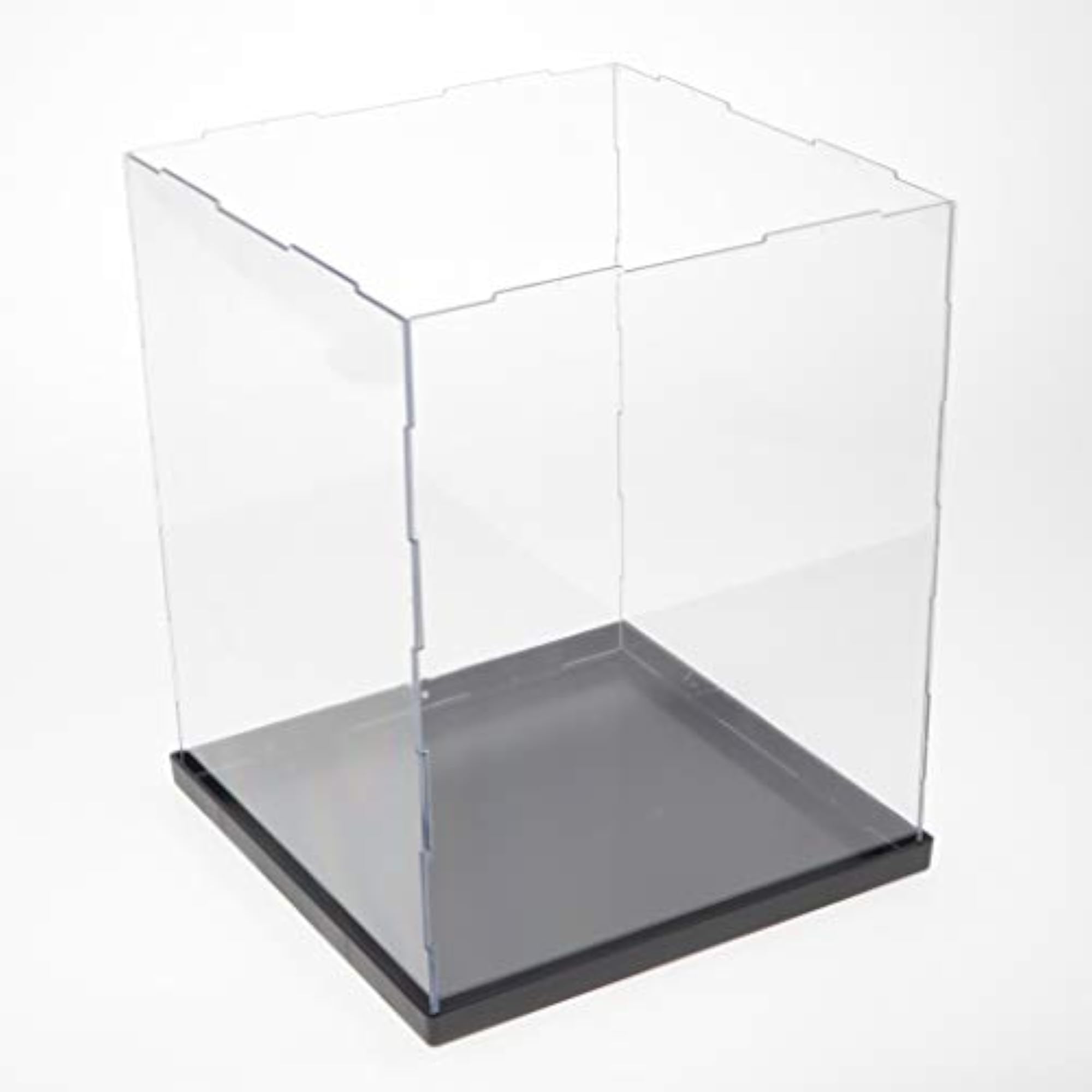 Clear Acrylic Plastic Display Box Case with LED Lights