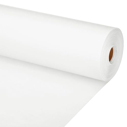 Rouleau de papier cadeau kraft blanc pour emballer des bouquets et colis