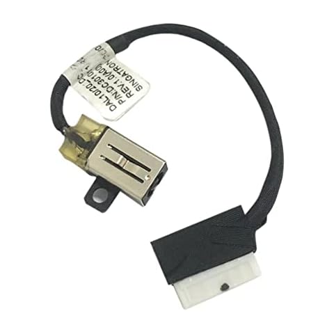 segoo DC Power Jack Harness Cable Compatible with Dell Inspiron 15 3502 3593 5593 14 5493 17 3793 228R6 CN-0228R6 Series DC301011R00 DC301015Q00 Cover