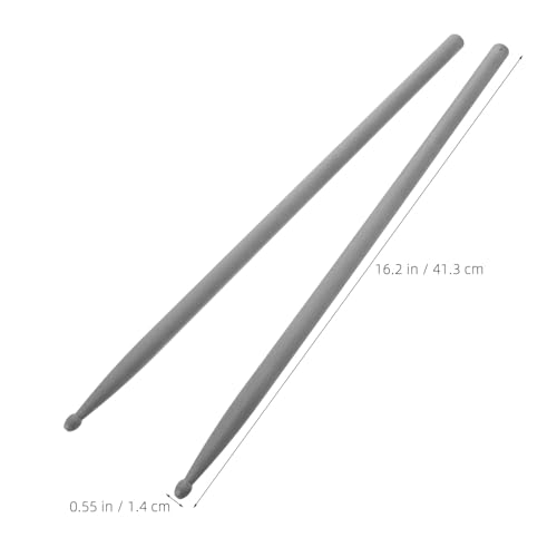 Kisangel 2 pares baquetas de fibra de carbono 7A antideslizantes miniatura 4