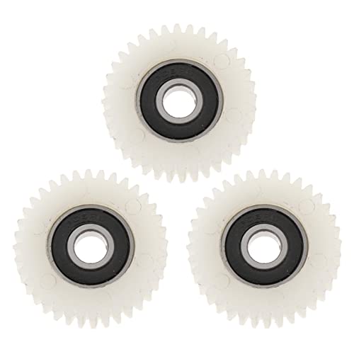Aymzbd Set of 3 Planetary Gears with 36 for Electric Bike Parts, Nylon White, as described