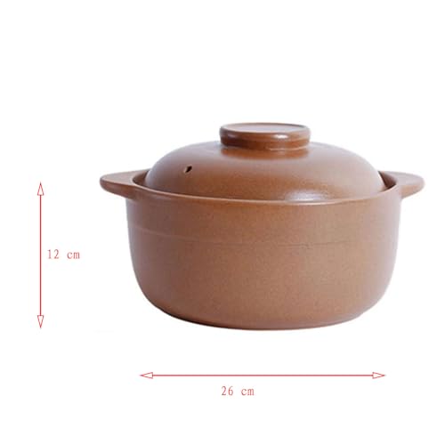 Olla de barro resistente a altas temperaturas para sopas y gachas 3