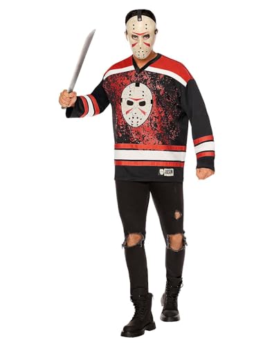 Spirit Halloween Friday the 13th Adult Jason Voorhees Hockey Costume,