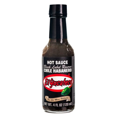 El Yucateco Black Label Reserve Hot Sauce -120ml