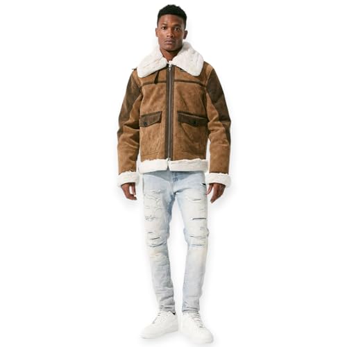 Men's Vienna Fur Bomber Jacket - Black, Various Sizes4