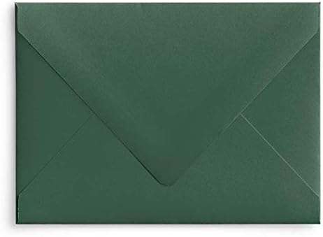 Forest A7 Euro Curved Flap Matte Invitation Envelopes - Pack of 50