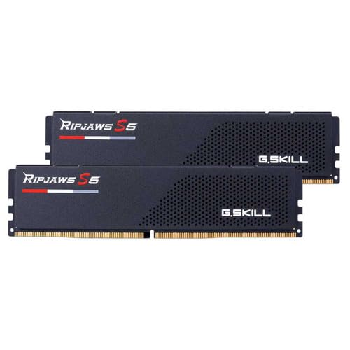 Image of G.Skill Ripjaws S5 64GB (2 * 32GB) DDR5 5200 MHz CL36-36-36-83 1.25V Desktop Memory RAM - F5-5200J3636D32GX2-RS5K