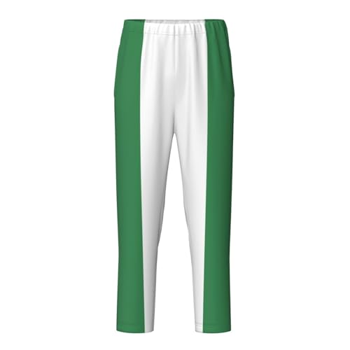 Pakistan Flag Kids Full Print Bottoms ，Soft Cotton-Like Fabric, Elastic Waist For Casual Play And Daily Wear