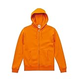 [ユナイテッドアスレ] 10.0オンスCVCスウェットフルジップパーカ 562001 オレンジ S