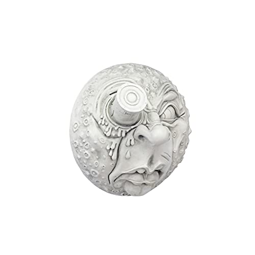 Design Toscano EU1094 Trip To The Moon Wall Sculpture, Antique Stone,8"Dia X5"H thumb #3