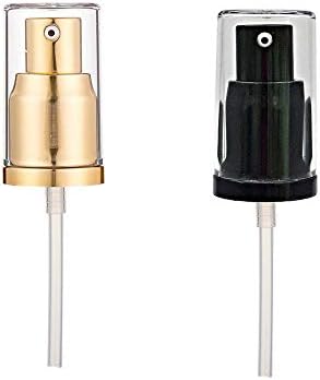 （3 colors）2 Pack Foundation Pump Replacement for MAC and EL Double Wear(Gold/Black)
