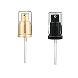 （3 colors）2 Pack Foundation Pump Replacement for MAC and EL Double Wear(Gold/Black)