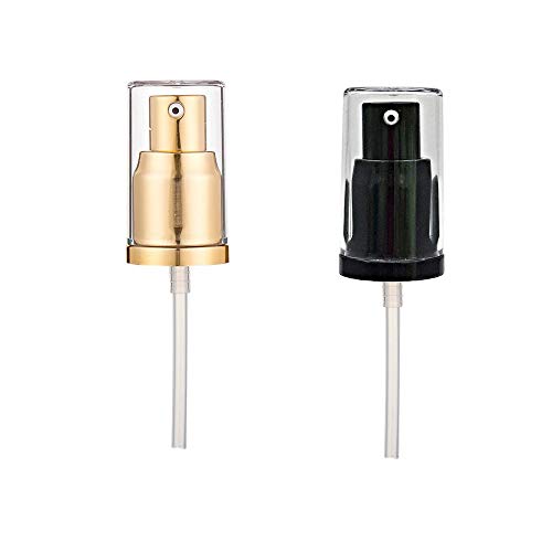 （3 Colors）2 Pack Foundation Pump Replacement For Mac And El Double Wear(Gold/Black) #TOP2