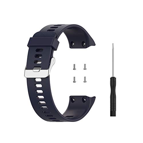 Correa de silicona para reloj, pulsera para Garmin ForeAthlete 35J, Forerunner35J, Forerunner 35, Forerunner 30, pulsera de silicona suave de repuesto para Garmin Forerunner