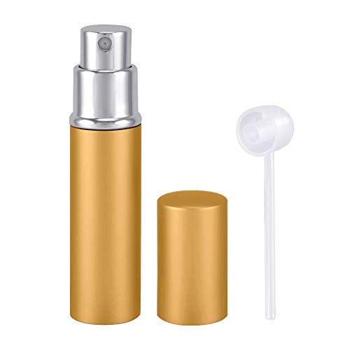 Seafirst 香水アトマイザ－ 詰め替え 6ml香水ボトル 化粧水用瓶 噴霧器 旅行携帯用 男女兼用 ゴールド