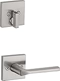 Lisbon and Deadbolt Interior Pack (quadrato) - Catenaccio con chiave su un lato - per maniglie Signature serie 814 e 818