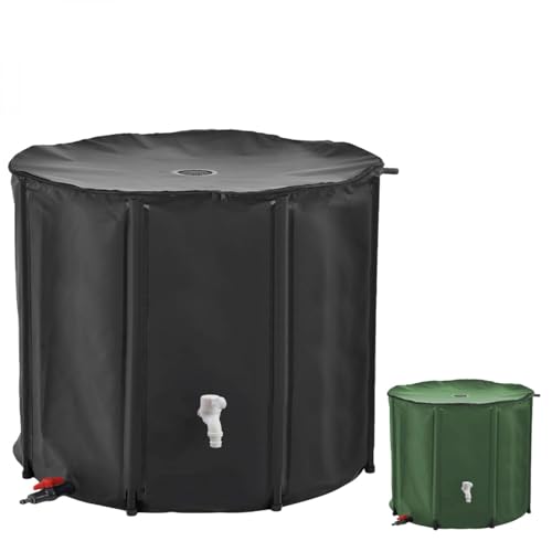 Linxor - Réservoir souple, récupérateur d'eau de pluie pliable - 1000 L - 2 Coloris