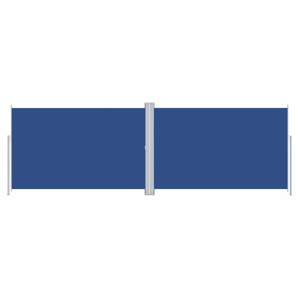 Double store latéral pour jardin et balcon créez votre coin d'ombre bleu