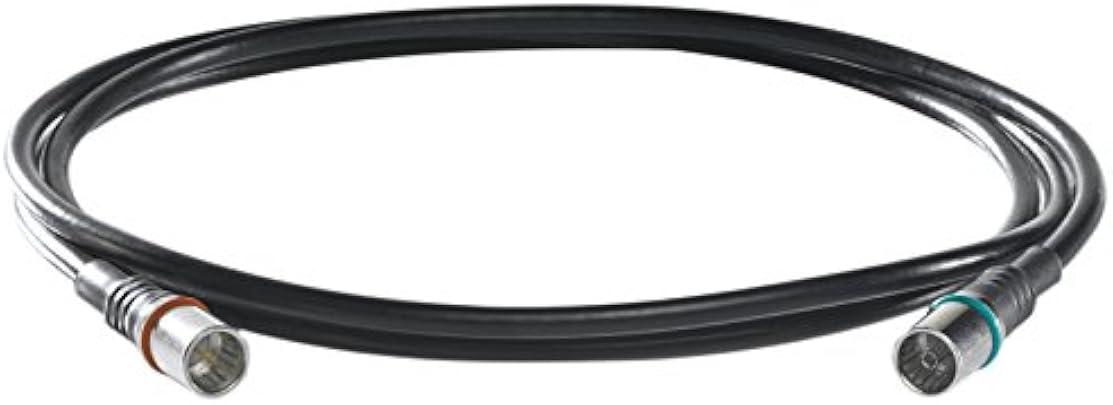 Wisi 0500 cavo coassiale F-Quick IEC Nero Wisi 0500 cavo coassiale F-Quick IEC Nero