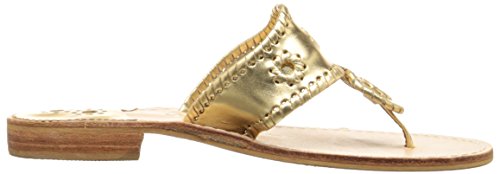 Jack Rogers Women's Hamptons Sandal, Gold, 10 M Us #TOP5