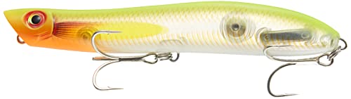 Rapala MaxRap Walk'n Roll Lure with Two No. 2 Hooks, Surface Swimming Depth, 13 cm Size, Flake Hot Chartreuse