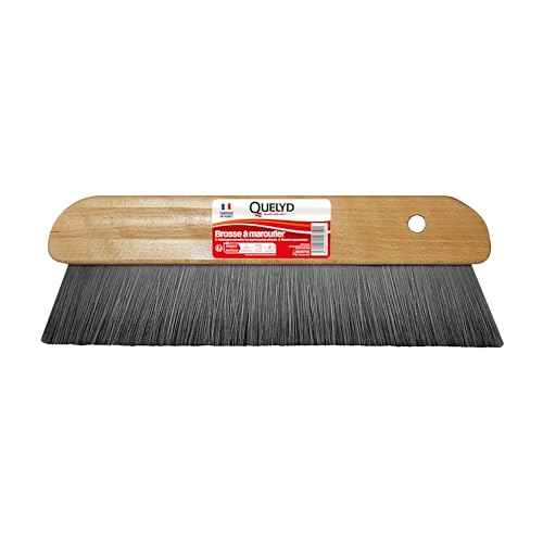 Quelyd - Brosse A Maroufler- Fibres Naturelles Souples - Pose De Tous Types De Papiers Peints & Revêtements Muraux