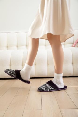 Image of DRUNKEN Slippers For Women Men Winter Sandals Casual Flats Home Footwear Man Girls Sliders Flip Flops Chappals Ladies Clogs Sleeper Slides Stylish Ortho Soft