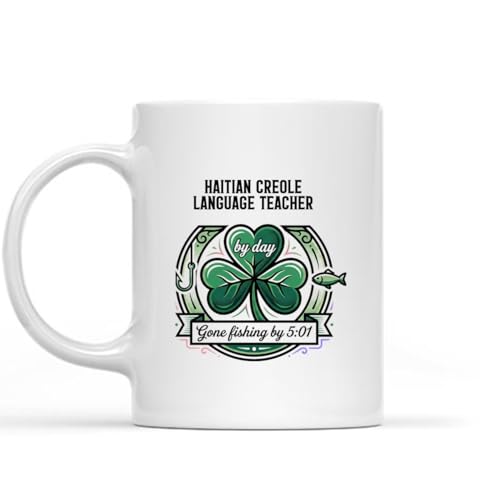 Lydia Junipher Proud Haitian Creole Language Teacher Coffee Mug - Coffee Lover Gift