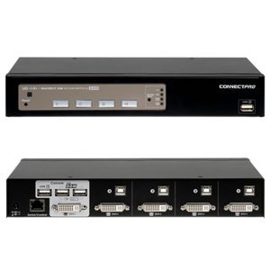 CONNECTPRO 4ポート USB2.0 KVMスイッチ UR-14+ Amazon | CONNECTPRO 4ポート USB2.0 KVMスイッチ タッチパネル対応 UR