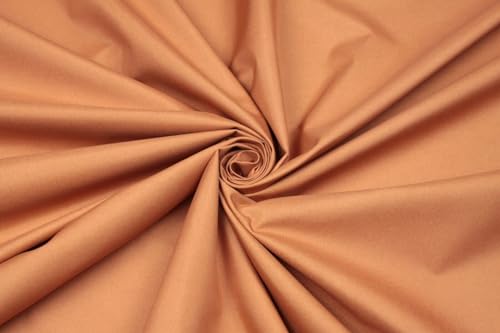 Tela opaca para cortina, 280 cm, térmica, opaca, 100 % opaca, protección solar (BX15, terracota)