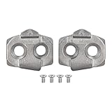 Amagogo 2 Calas para Zapatillas de Bicicleta, Antideslizantes, Montaje, Mantenimiento, Componente de Zapatillas de Bicicleta, Calas para Pedales de Bicicleta