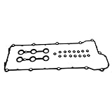 AUCERAMIC 11120034107 Valve Cover Gasket Kit with Grommet Seals Spark Plug Tube Seals Fit for 1992-1995 BMW 325i 325is 525i 525it M3 E34 E36 M50B25 S50B30 2.5L 3.0L L6 DOHC