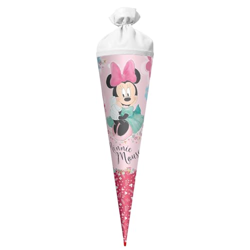 Cône de bonbons Disney Minnie Mouse 70cm avec feutre rouge, le cadeau de rentrée idéal