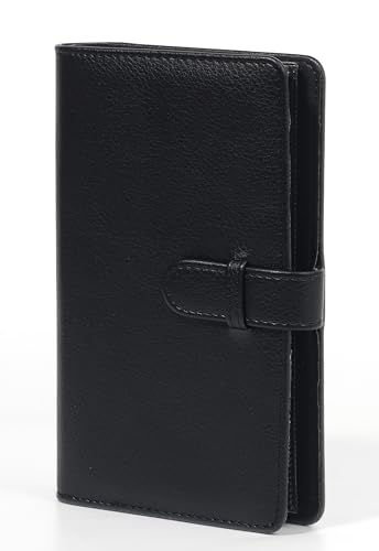 Image of 108 Pockets Photo Album for 3x2 inch Instax Mini Films - Fits Fujifilm Instax Mini 13, 12, Evo, 7s, 8, 25, 50s, 90, Pringo 231, Polaroid PIC-300P, Z2300, Instax SP-1 - Portable Film Storage Book (Black)