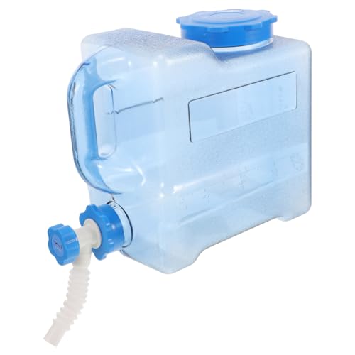 Toddmomy 1 Juego Balde De Almacenamiento De Agua Portátil Dispensador De Agua Filtrada Mini Grifo Soporte De Agua para Acampar Lluvia Plegable Tanque Filtrar Ordenador Personal Blue